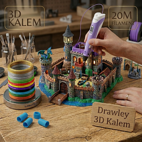 Drawley™ - 3D Yazıcı Tasarım Kalemi