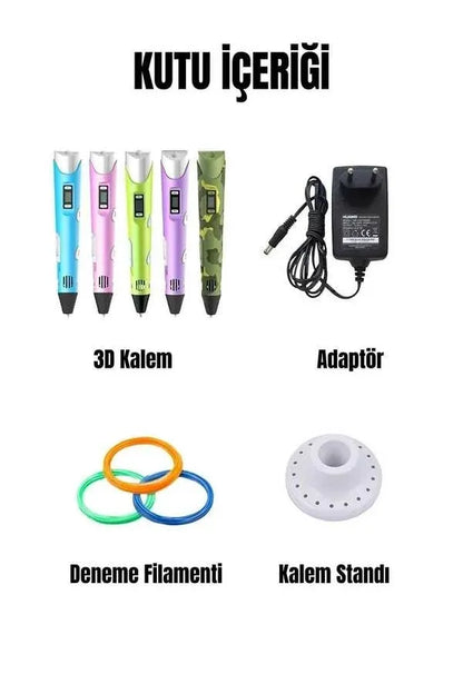 Drawley™ - 3D Yazıcı Tasarım Kalemi